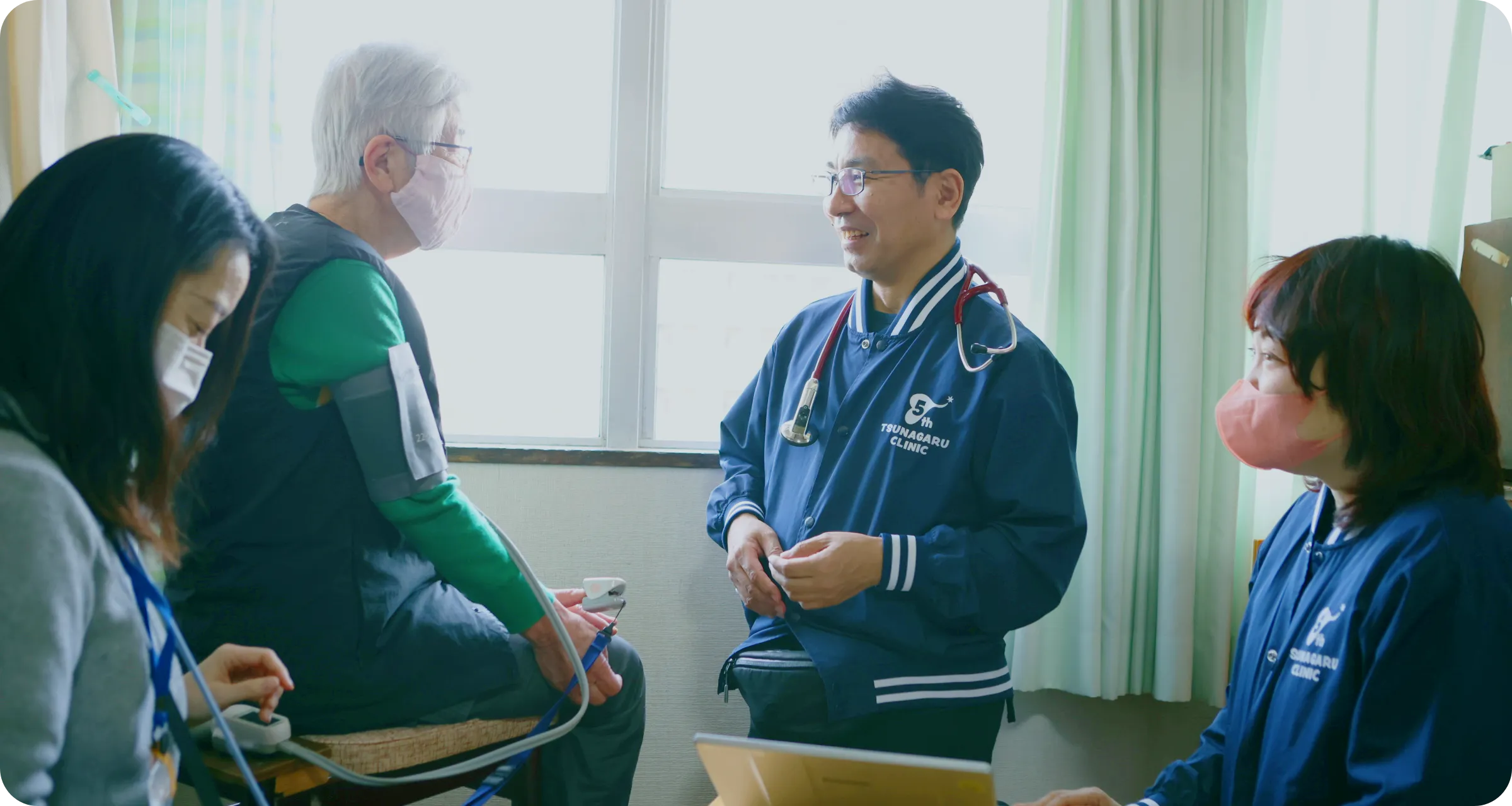 臨床的社会支援の診療風景